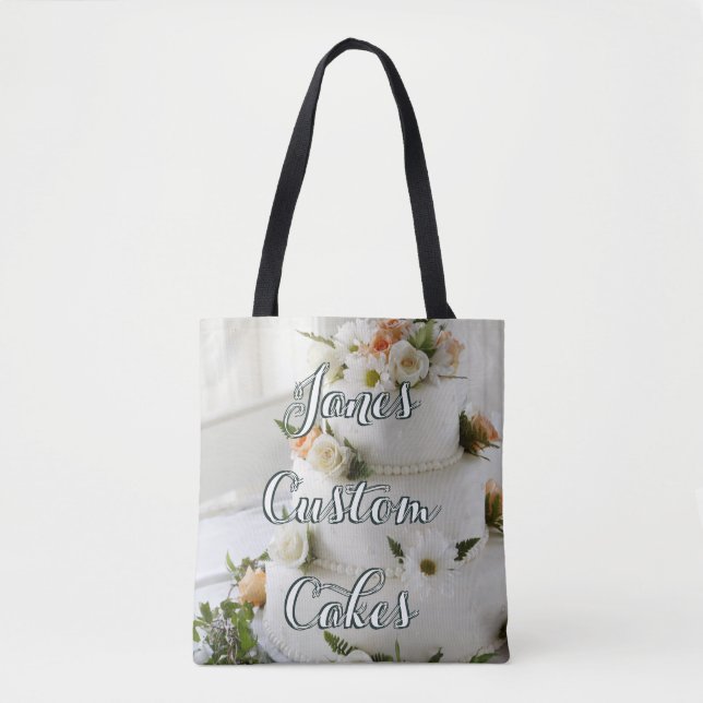 Custom Cakes Tote Bag Supplies Decorating (Front)