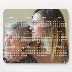 Custom Calendar 2017 Mousepads Add Photo