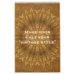 Custom Calendar "VINTAGE STYLE" + your photos