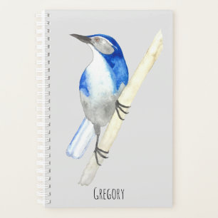 Custom California Scrub Jay Planner