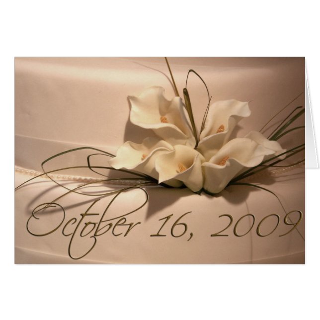 Custom Calla Lily Cake (Front Horizontal)