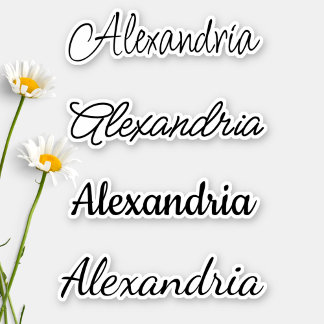 Custom Calligraphy Name Waterproof