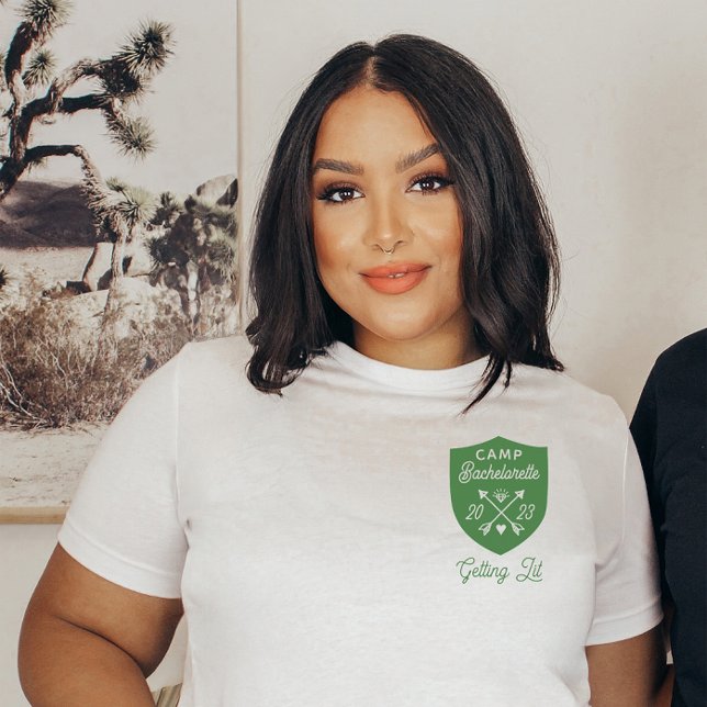 Custom Camp Bachelorette Party Getting Lit T-Shirt (Creator Uploaded)