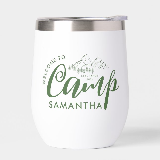 Custom Camp Bachelorette Party Modern Rustic (Left)