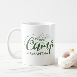 Custom Camp Bachelorette Party Modern Rustic Coffee Mug