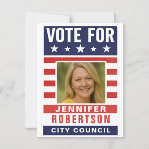 Custom Campaign Election Postcard
