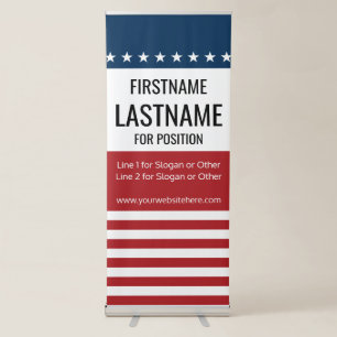 Custom Campaign Sign for Local National Election