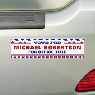 Custom Campaign Template Bumper Sticker