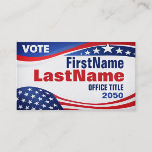 Custom Campaign Template Business Card