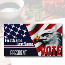 Custom Campaign Template Eagle Business Card