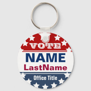 Custom Campaign Template Key Ring