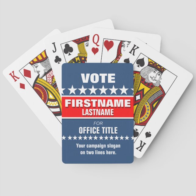 Custom Campaign Template Playing Cards (Back)