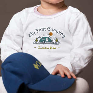 Custom Camper Baby My First Personalised Camping Bodysuit