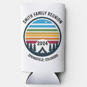 Custom Camping Seltzer Can Cooler