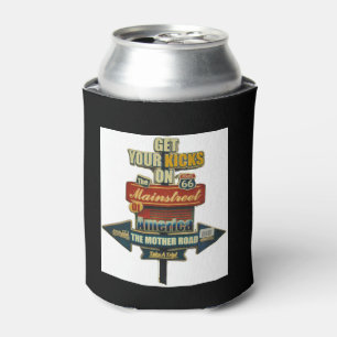 CUSTOM "CAN COOLER" ***ROUTE 66*** CAN COOLER