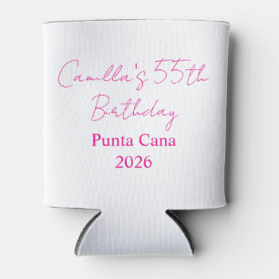 Custom Can Cooler with Photo & Text Personalised