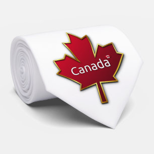 Custom Canada Day Tie