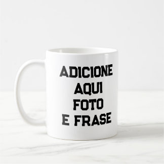 Custom Cancer: Photo and Phrases of Porcelana Coffee Mug