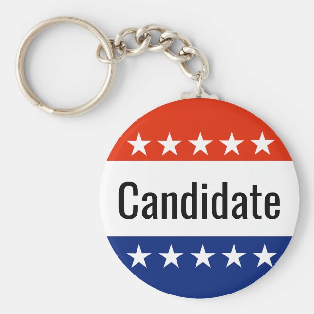 Custom Candidate Campaign 2022 Election Key Ring (Front)