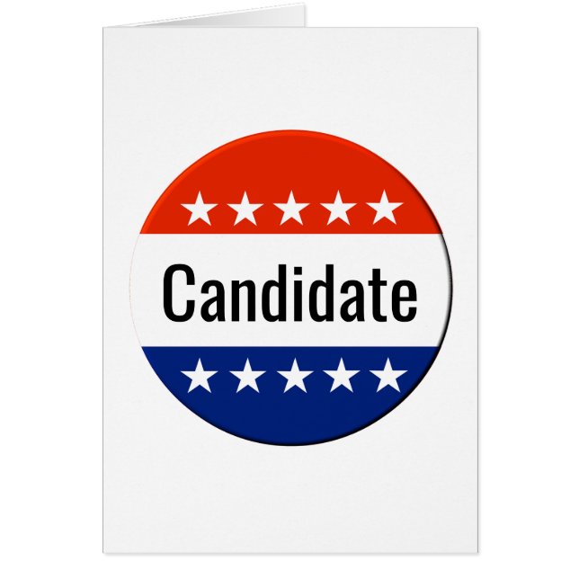 Custom Candidate Campaign 2024 Election (Front)