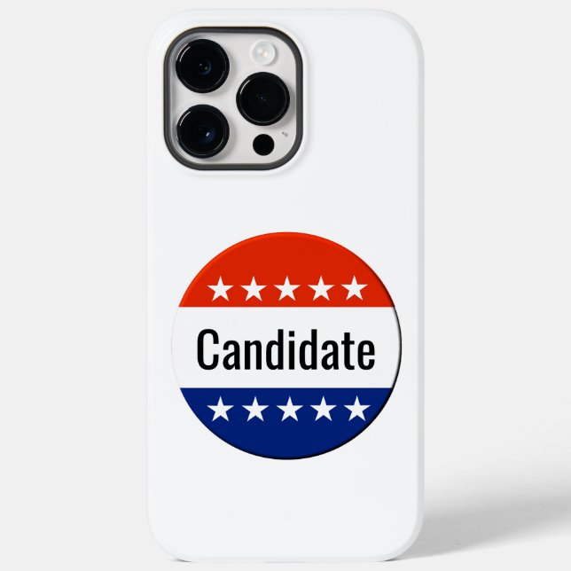 Custom Candidate Campaign 2024 Election Case-Mate iPhone Case (Back)