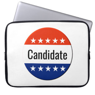 Custom Candidate Campaign 2024 Election Laptop Sleeve