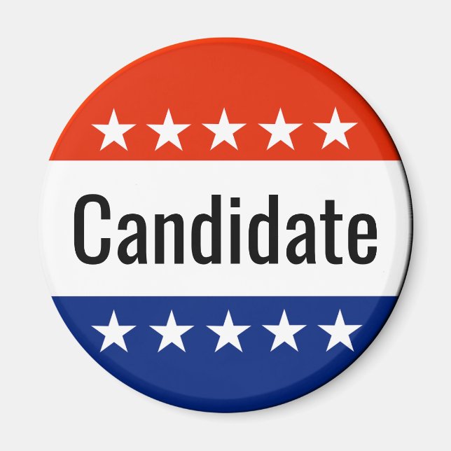 Custom Candidate Campaign 2024 Election Magnet (Front)