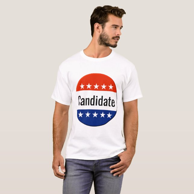 Custom Candidate Campaign 2026 Election T-Shirt (Front Full)