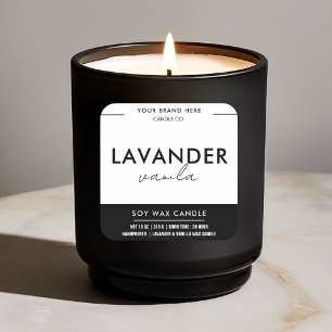Custom Candle Label Sticker