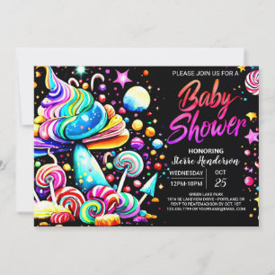 Custom Candyland Baby Shower Invitation
