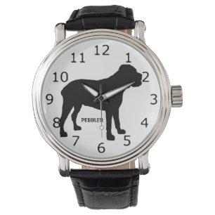 CUSTOM Cane Corso Dog Silhouette Watch