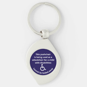 Custom Cannot Be Folded Away Stroller Wheelchair Key Ring