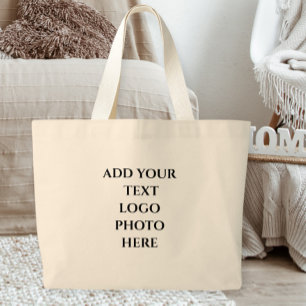 Custom Canvas Tote Bag, Print Canvas Shoulder Bag