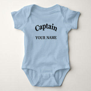 CUSTOM CAPTAIN BABY BODYSUIT