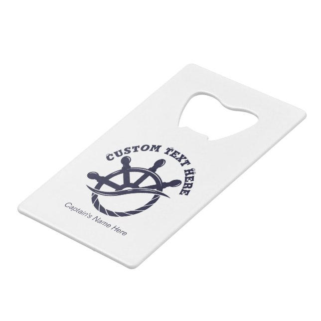 Custom Captain Boat Nautical Gift (Front Angled)