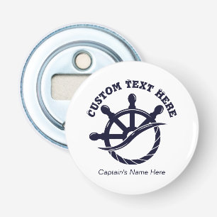 Custom Captain Boat Nautical Gift Bottle Opener