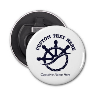 Custom Captain Boat Nautical Gift Bottle Opener