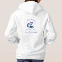 Custom Captains name with jumping fish Monogrammed