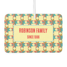 Custom Car accessories patchwork quilt gift ideas
