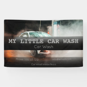 Custom Car Wash Business Banner
