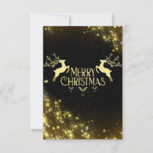 Custom Card 2021 Christmas Reindeer Gifts 