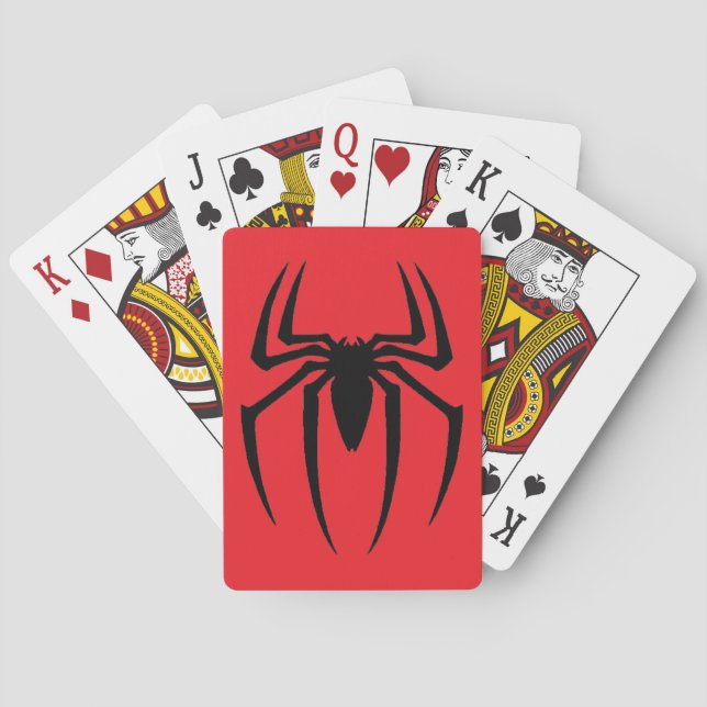 Custom card deck with spider design (Back)