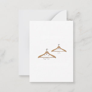 Custom card. funny Hangers Card