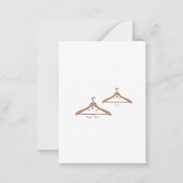 Custom card. funny Hangers Card (Front)