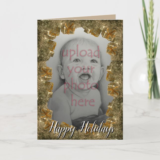 Custom Card Happy Holidays Card Nondenominational (Front)