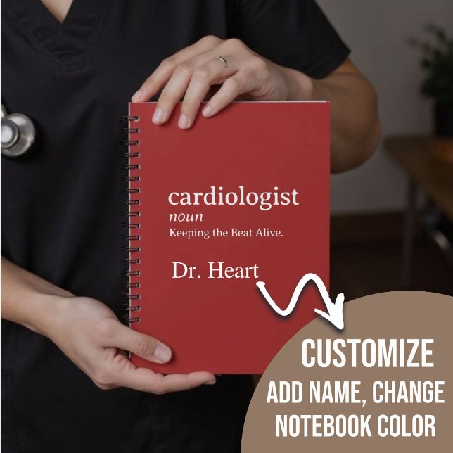 Custom Cardiologist Funny Keeping the Beat Alive  Notebook (Cardiologist Funny Keeping the Beat Alive Notebook)