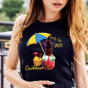 Custom Caribbean Cruise Family Trip 2025   T-Shirt
