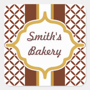 Custom Carmel Chocolate Sticker