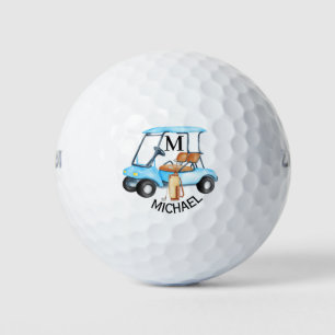 Custom Cart Clubs Monogram Name Golf Balls