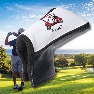 Custom Cart Clubs Monogram Name Putter Golf Head Cover